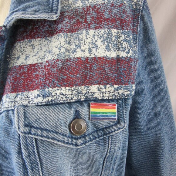 Marvel Disney Denim Trucker Jacket Doctor Strange America Chavez Size XL - Picture 7 of 16